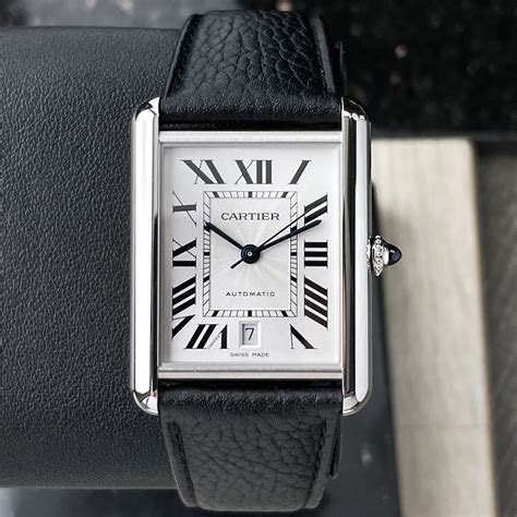 cartier tank men's size|cartier tank men's automatic.